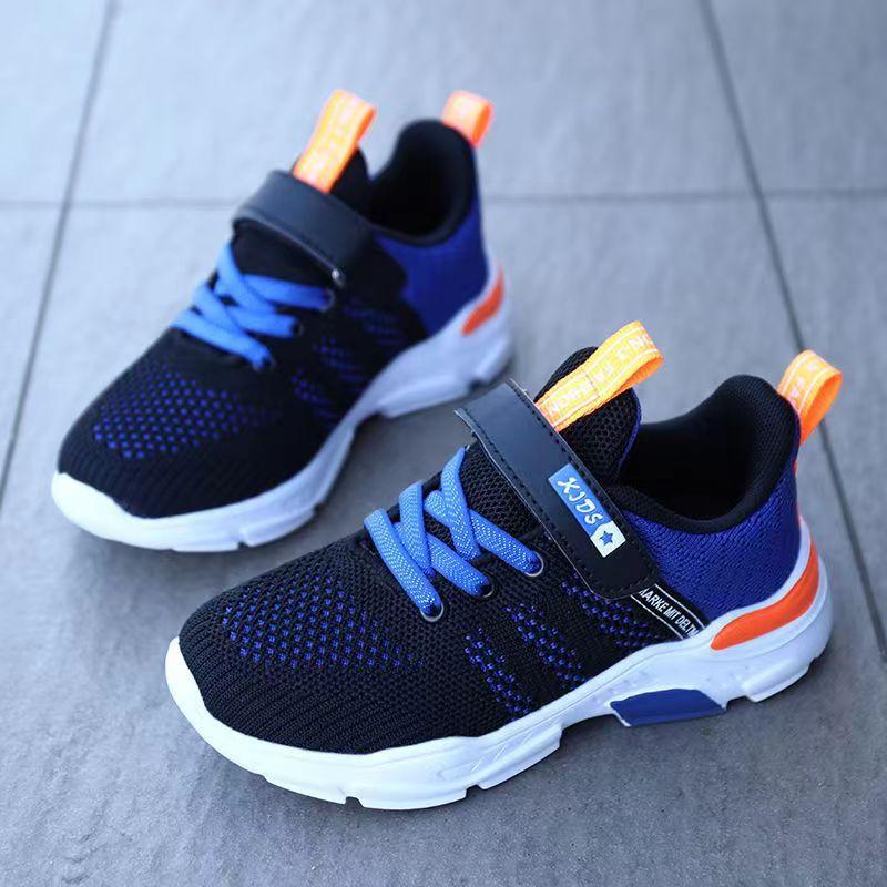 Students Boys Spring and Autumn Waterproof Leather Elementary School Shoes Small Boys Middle and Older Children Non-slip Sneakers
