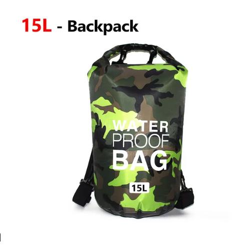 Schwimm PVC Pack Trockenbeutel Rucksack für Damen Herren 10L 15L 20L 30L Wasserdicht Schulter Kajak Treiben Rafting Surfen Bootfahren Tasche