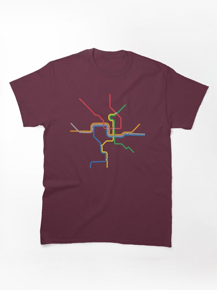 Metro DC Metro Map Classic T-Shirt