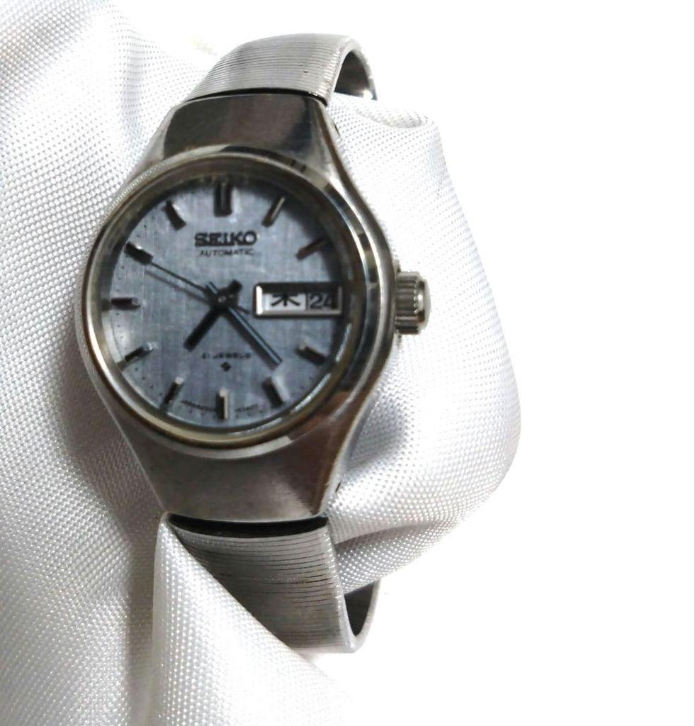 [USED] Extremely Rare SEIKO Silver Dial Day-date Automatic Vintage Watch