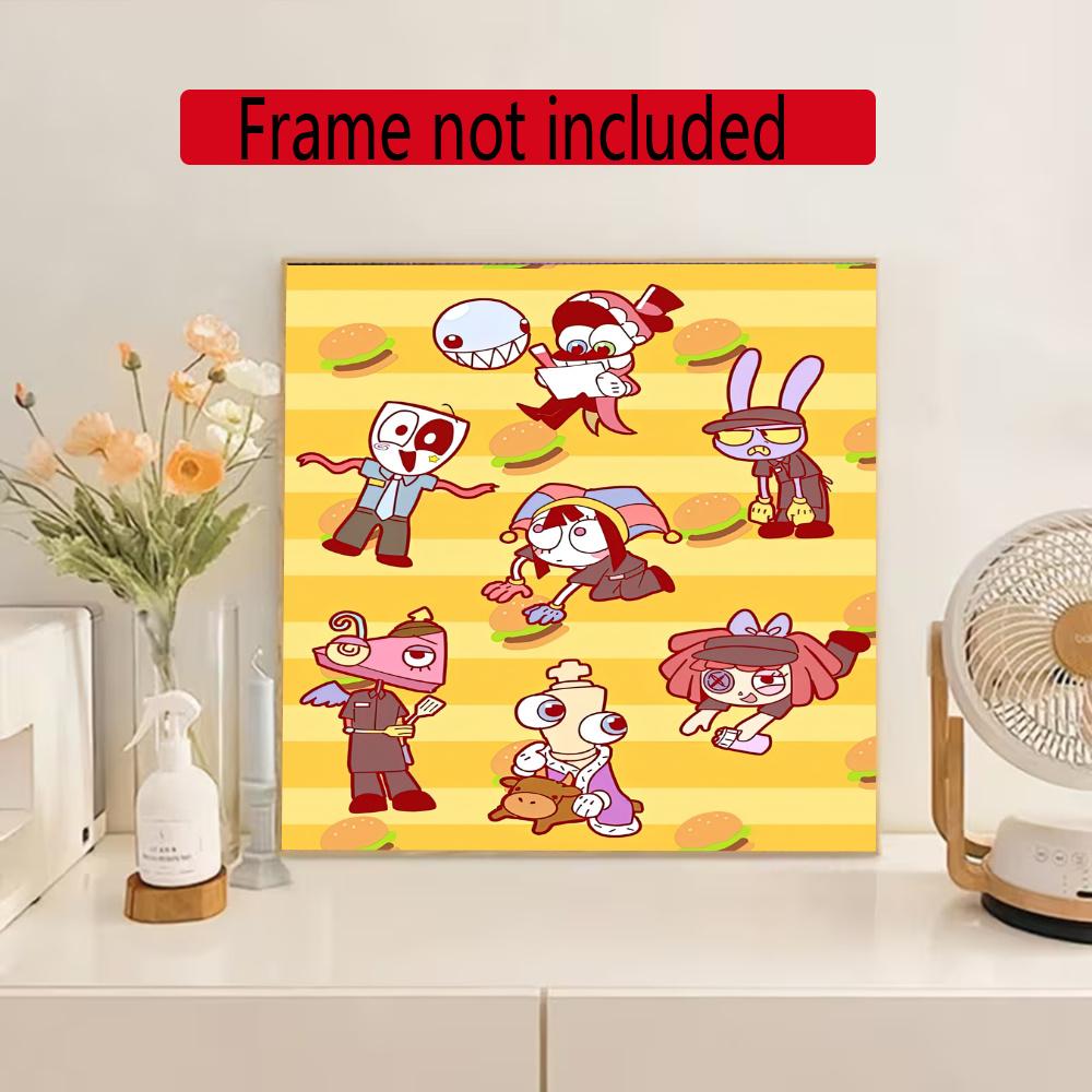 Tadc Pomni 5D Diamond Painting Round Diamond Rhinestones Mosaic Diamond Embroidery Wall Paintings Rhinestones Gift Frameless