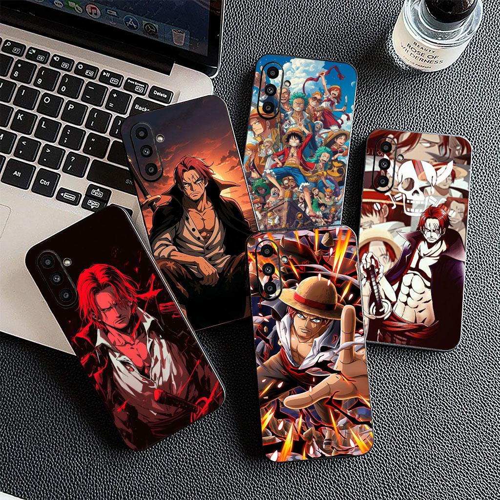 Phone Cover for Apple iPhone 13 12 Mini XS 11 Pro Max 7 8 Plus XR SE 2022 2020 SE3 Casing Case Shanks Red Hair One Luffy Pieces