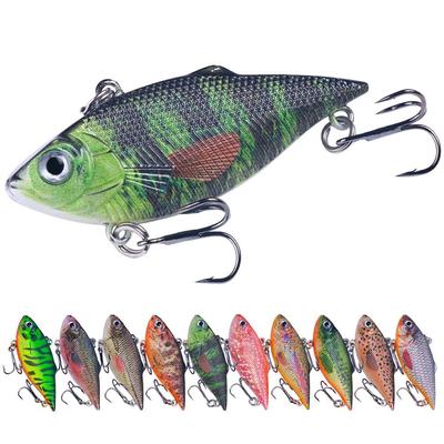 1 stücke lipless Crankbait Rasseln VIB Künstliche Angeln Locken Lange Casting Sinking Wobbler Kunststoff Harten Köder