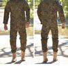 Men's Wear-Resistant Black Camouflage Tactical Suit for Spring/Autumn