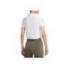 Nike Dri-Fit Comfortable Stylish Versatile Casual Golf Shirt Women Tops White FQ1575-100