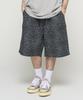 CARGOBROS Leopard Pattern Bermuda Shorts (Black)