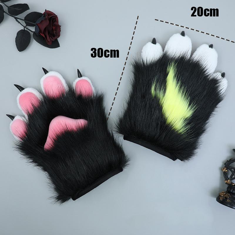 Gants Pattes De Chat Mignons - Accessoire Déguisement Chat Pour Enfant & Adulte - Halloween, Carnaval