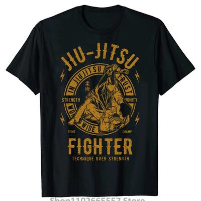 Νέο Μοντέρνο T-shirt 100% Βαμβακερό Δροσερό Casual JIU JITSU BJJ TEE Βραζιλιάνικο Ζίου Ζίτσου Μόδα 2023 Νέο T-shirt