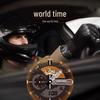 Men's Waterproof Outdoor Sports Smartwatch with Alarm, Stopwatch, Countdown, Multifunctional Student Model - Black Gold