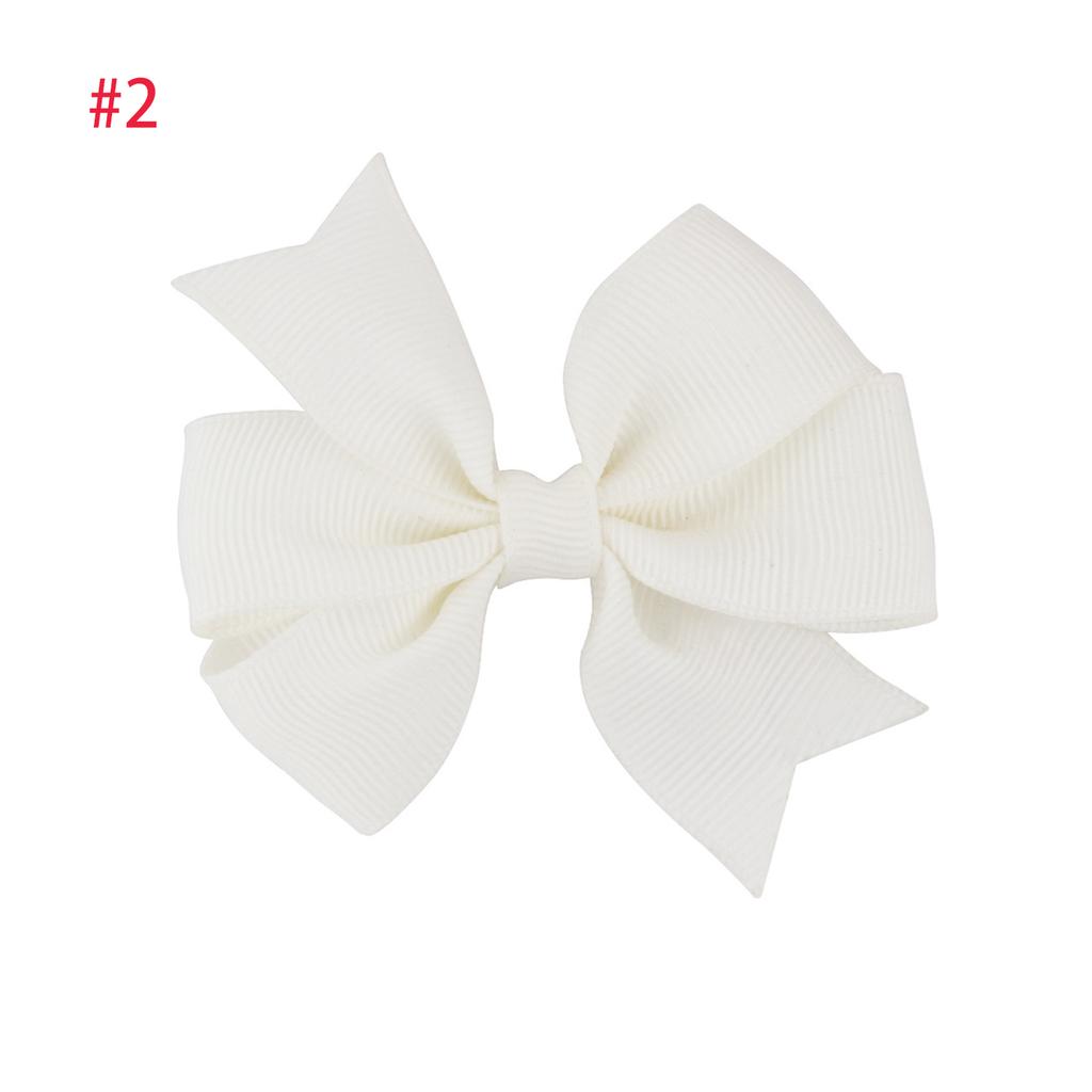 2 ks 3palcové mašle do vlasů pro dívky grosgrainová stuha dětské vlasové doplňky s aligátorovou sponou mašle pro malé dívky miminko