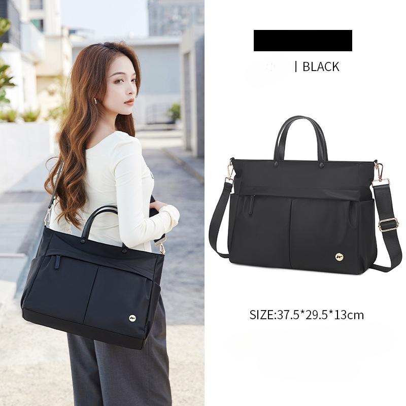 Modische und lässige leichte Hand-Schultertasche Computertasche Einkaufstasche mit großem Fassungsvermögen