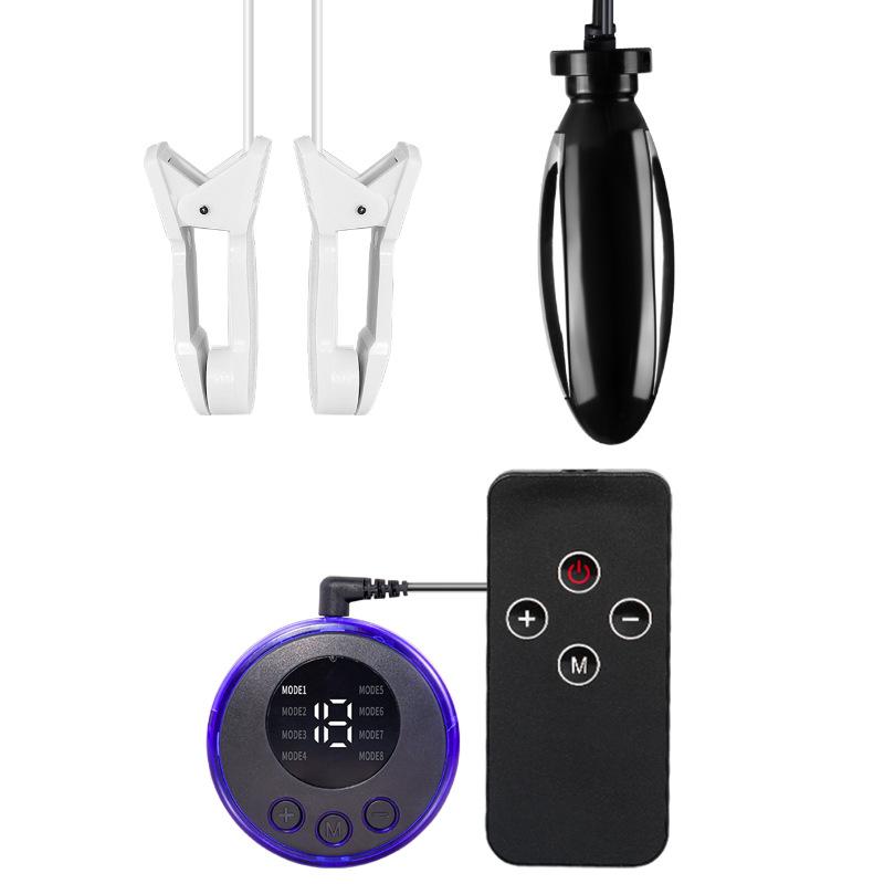 Electric Shock Nipple Clamps Breast Massager Stimulator Toys Bondage Clitoris Labia Clamp Slave Sex Toys Women Adult Games