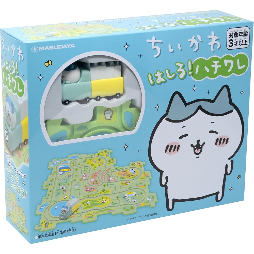 Masudaya Corporation Panel World Chikawa Running Hachiware Toy Battery Operated for Ages 3 and Up