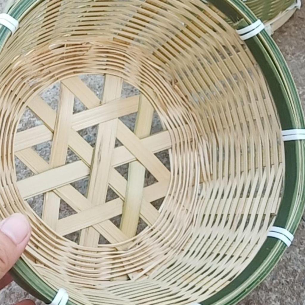 Bamboo Woven Multi-Purpose Basket: Fruit, Bread, Vegetable Washing, and Cake Steamer