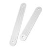 2PCS Transom Support Plate Kit for Boat Top and Lower Bolt Holes 3001.8067 Aluminum 15 X 2 Inches 12 X 2 In
