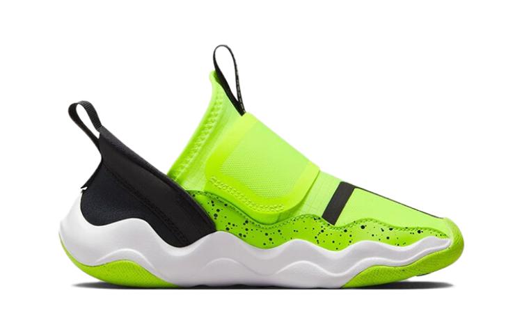 Jordan 23/7 PS Slip Resistant Abrasion Resistant Low top Children's Basketball Shoes Green DQ9293-701