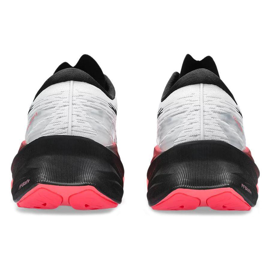 Asics Novablast 3 White Black Electric Red Women Sneakers 1012B288-104