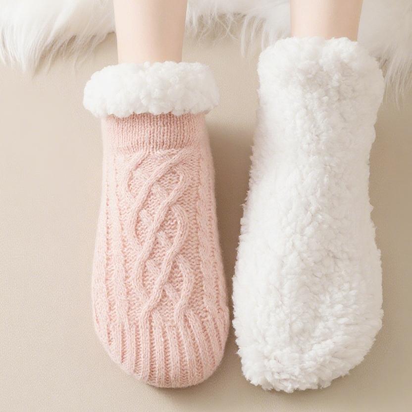 Șosete de podea Toamnă și Iarnă Gros de catifea Calde Șosete pentru picioare Șosete pentru femei Șosete de casă pentru dormit