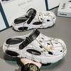 Summer New Men'S Man Trainers House Clog Flip Flops Outdoor Camouflage Sandal Sandals Man Garden Shoes Flat Clog Slipper