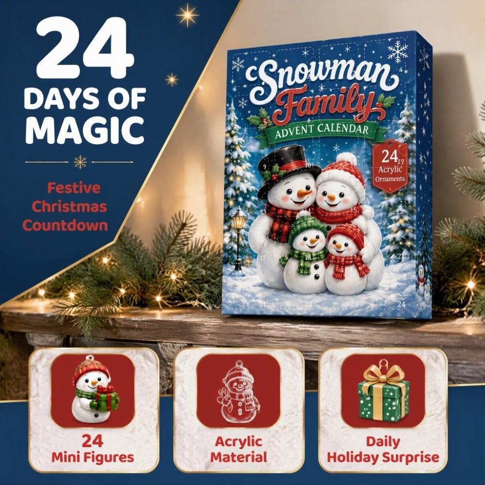 24-Day Advent Calendar 2026 Daily Unboxing Animals Mini Figurines Ideal Gift