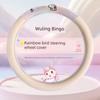 Bingo Plus Special Leather Car Steering Wheel Cover, Universal for All Seasons, Non-Slip, Ultra-Thin Bingo Cotton and Linen Steering Wheel Cover