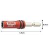 TONE Bit Holder for Electric Drill 2BHA-065 Bit Insertion Red Total Length 65mm
