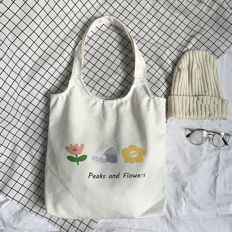 2020 Women Canvas Tote Bag Cloth Cotton Shopping Eco Reusable Foldable Shoulder Bag for Girl Handbag Casual Ladies Travel Beach