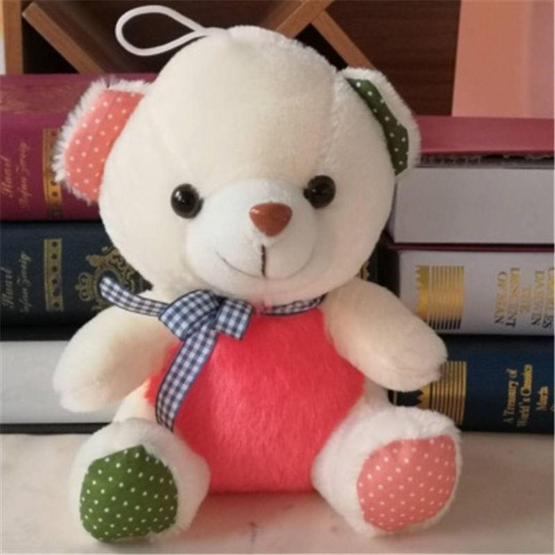 Diandian Bear Plush Doll Plush Toy Ring Gift Seven-Inch Eight-Inch Grab Machine Doll Affordable
