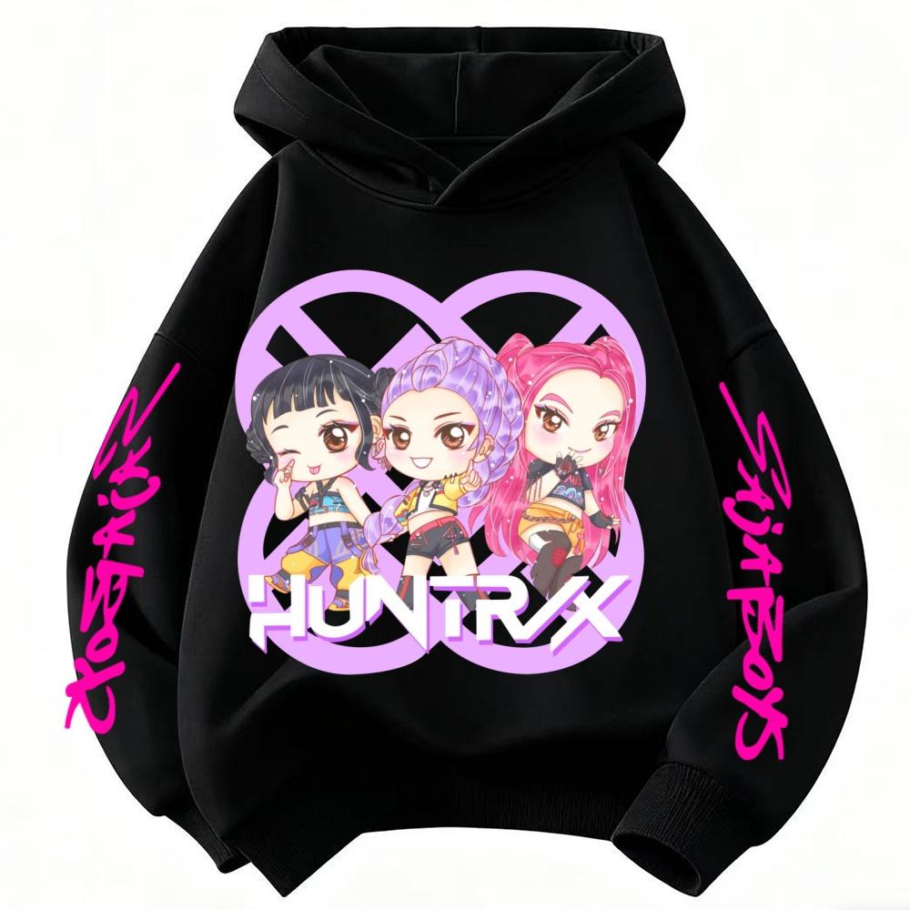 Kids Anime Demon Slayer Tomioka Print Hoodie Unisex Boys Girls Casual Tshirt 100-160cm Childrens Cartoon Clothes