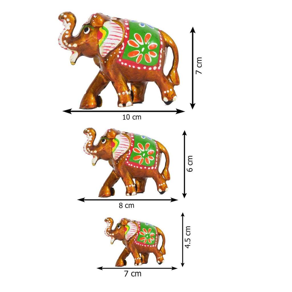 Paper Mache Elephant Showpiece for Home Decor Handcrafted Elephant Showpiece, Housewarming Present Decoration and Gift Purpose