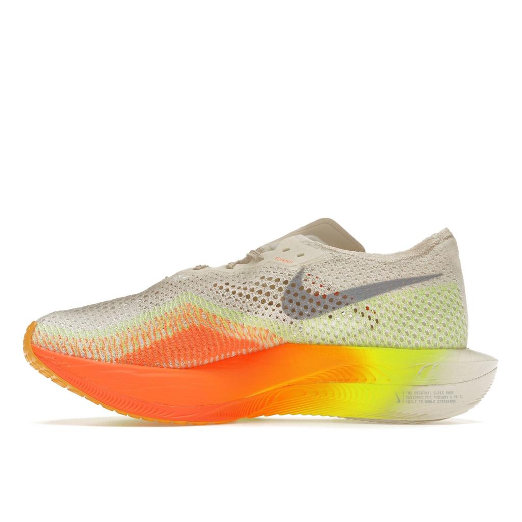 Nike ZoomX VaporFly Next% 3 Sail Orange Men Sneakers Cream Bold-Orange Neon-Green DV4129-101