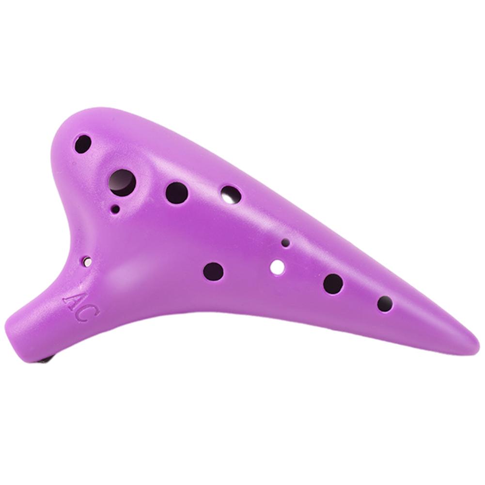 12 Hole Ocarina Ceramic Alto C Tone Professional Ocarina Instrument Vessel Flute Wind Musical Instrument Chinese Flute for Begin