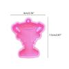 Resin Jewelry Molds,Keychain Resin Mold Trophies Silicone Mold for Resin Pendants Charm Keychain,Earrings,Jewelry Making