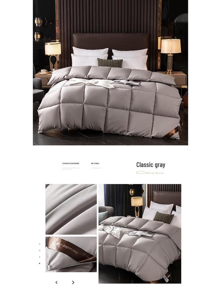 Fünf-Sterne Baumwolle Daunenalternative Steppdecke - Kuscheliger Kern für Frühling, Herbst, Winter - Perfektes Geschenk