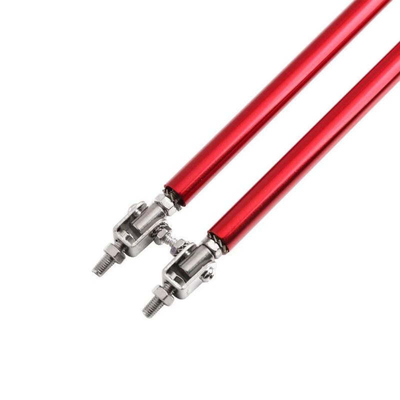 2x Univerzální Závodní Nastavitelná Přední Zadní Lišta Nárazníku Rozdělovač Podpěrná Tyč Sada Závodní 75mm/100mm/150mm/200mm Styling Auta Tunning
