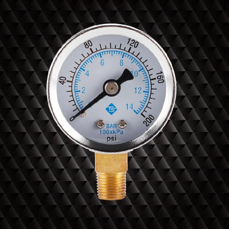 1/8 Inch Npt Pressure Gauge Stainless Steel Dual Scale Air Pressure Gauge Meter