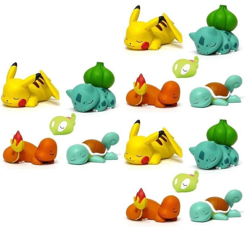 Adorable Pokemon Bulbasaur Squirtle Pikachu Figure Toy Set For Kids Gift Enthusiasts