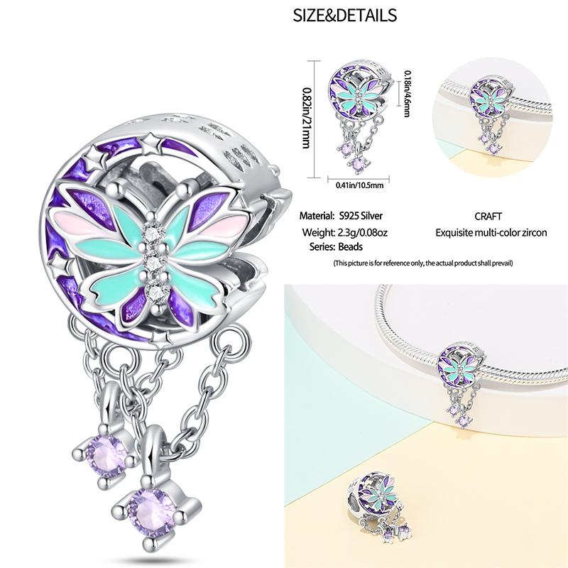 Copper Classic Purple Retro Heart Shape Lotus Angel Pattern Charms Beads Fit Necklace Bracelets Pendant Diy Jewelry