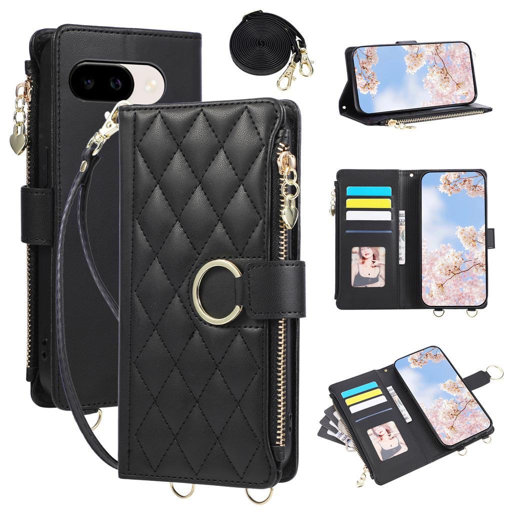 Crossbody Wallet Card Slots Phone Case Phone Case for Google Pixel 7 8 9 10 7Pro XL 9A 8A 7A Flip Leather Bracket Protect Cover