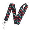 Mitarbeiter-Ausweis Namensschildhalter Halsband Lanyard Personal Arbeitsausweis Pass Zugang Studenten-Buskartenhülle Identifikationsschild-Clip
