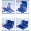Desktop Magazine Holders with Removable Pen Holders 4 Compartments Storage Organiser Box for Office Desk Organiser