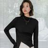 Laengsseon Ls Half Turtle Neck Long Sleeve Knit_2 Colors