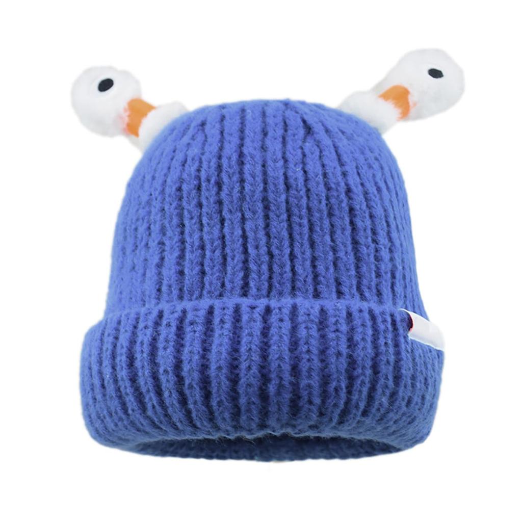 Winter Light-up Antenna Baby Knitted Hat, Cute Cartoon Knitted Cap, Windproof Baby Hat For Children And Infants