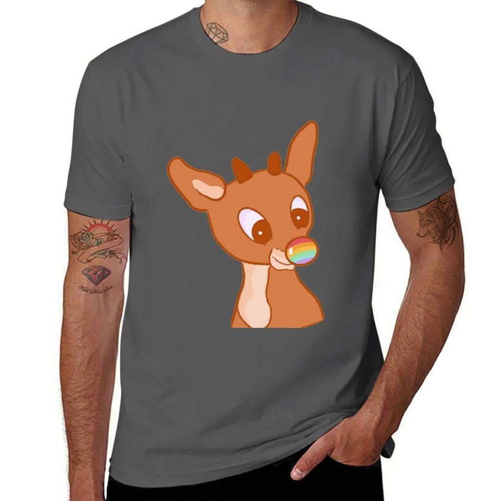 Rudolph The Gay Nosed Reindeer Tshirt Outdoor Activity Sports Tshirt