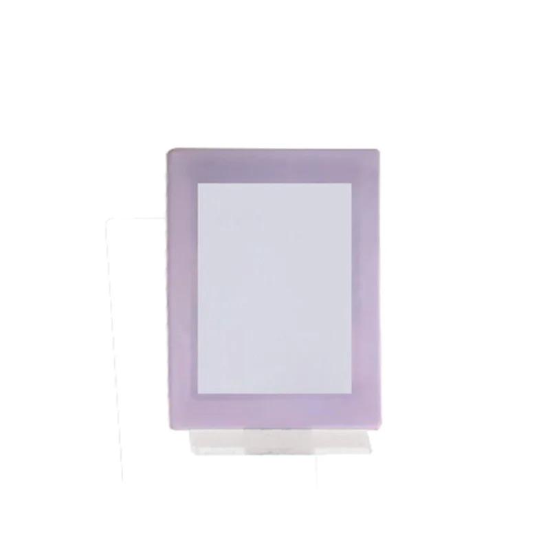 3inch Acrylic Double Side Photocard Frame Sweet Card Sleeve Photo Holder Desktop Decor Card Display Stand Photo Protection Case