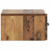 Wall Mounted Side Table Reclaimed Wood Look 59 x 34.5 x 17 cm