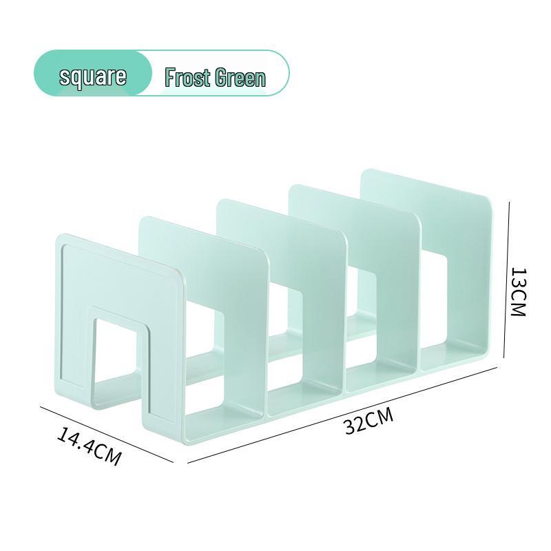 

Transparent Plastic Storage Divider: Wardrobe, Book Rack & Organizer