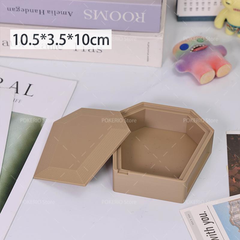 

Storage Box for Fuggler Model Egyptian Sarcophagus RIP Classic Casket Coffin Collectible Figure Protector Case Halloween Decoration
