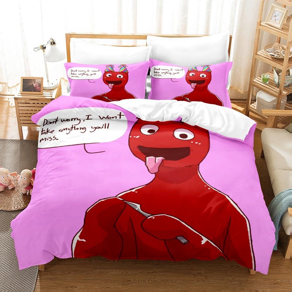 Garten Of Banban Bedding Set Cartoon Bed Linen Gift For Boys Kids Girls Home Decor Single Twin Full Size Cute Duvet Cover Sets