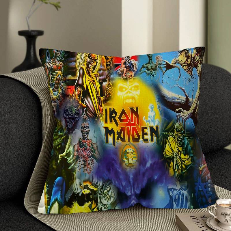 Band I-Iron Cool M-Maiden Pillow Cover Design Cushion Cover Decor Holiday Decorati